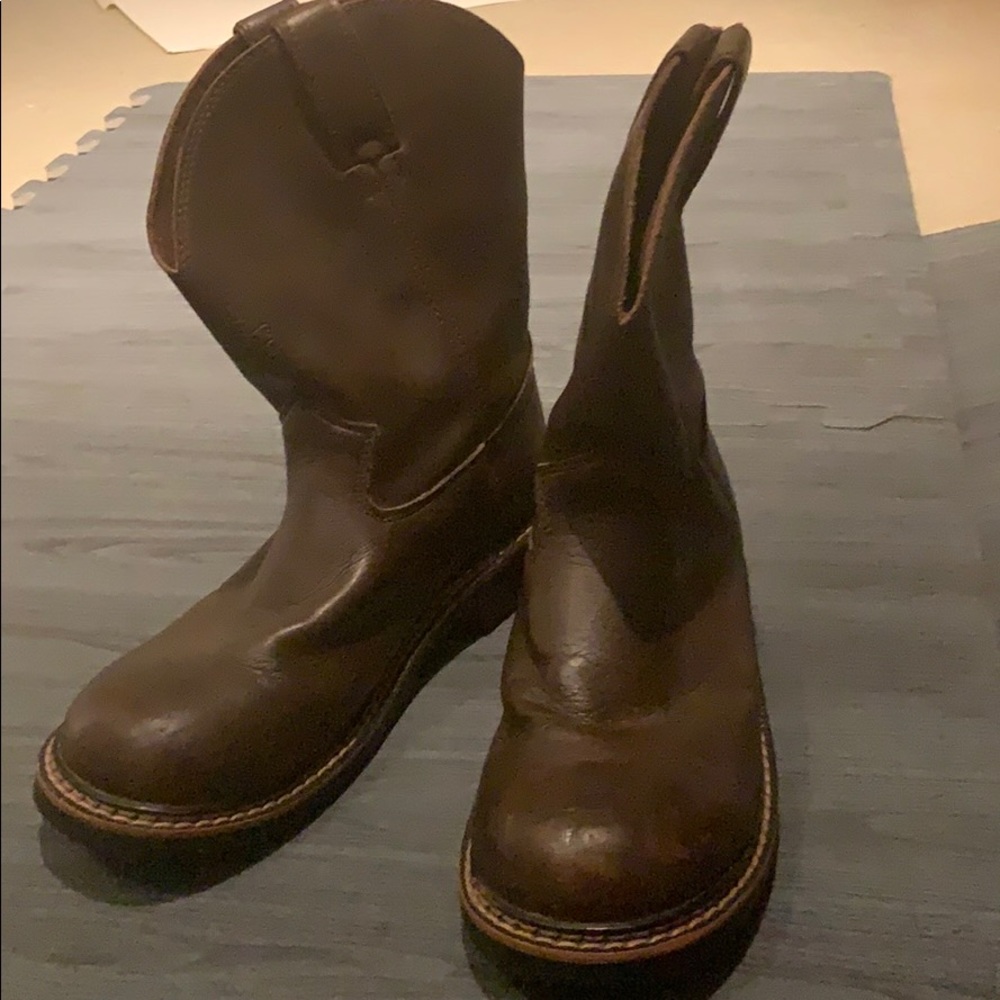Justin Leather Boys Boots